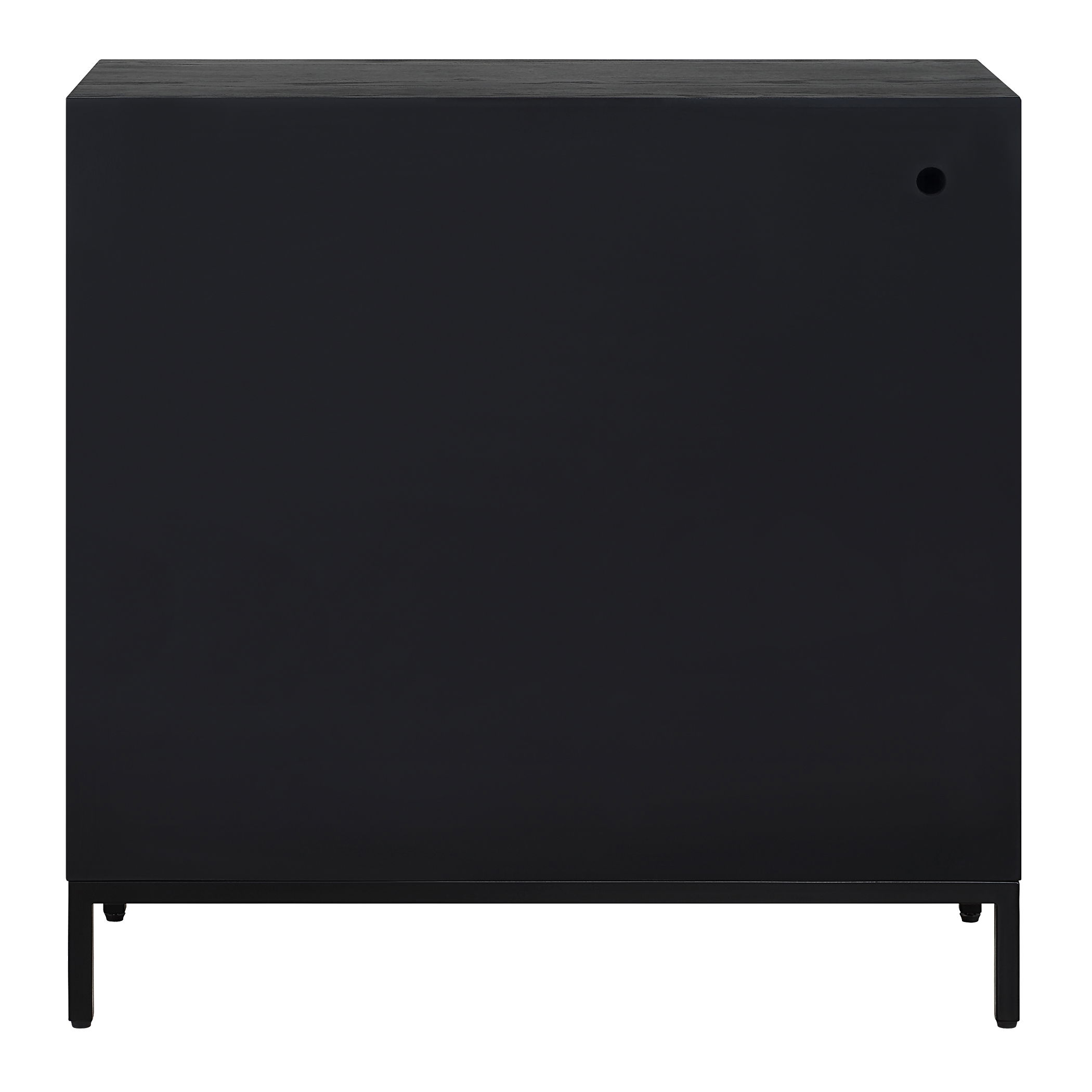 Beswick Black 2 Door Cabinet, Furniture by Uttermost, 31.5" width x 31.87" height x 14.87" depth View 10