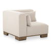June Corner Chair Oatmeal, Sectional Sofa by Moe's Home, 40" width x 30" height x 40" depth thumbnail 3