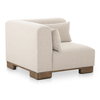 June Corner Chair Oatmeal, Sectional Sofa by Moe's Home, 40" width x 30" height x 40" depth thumbnail 3
