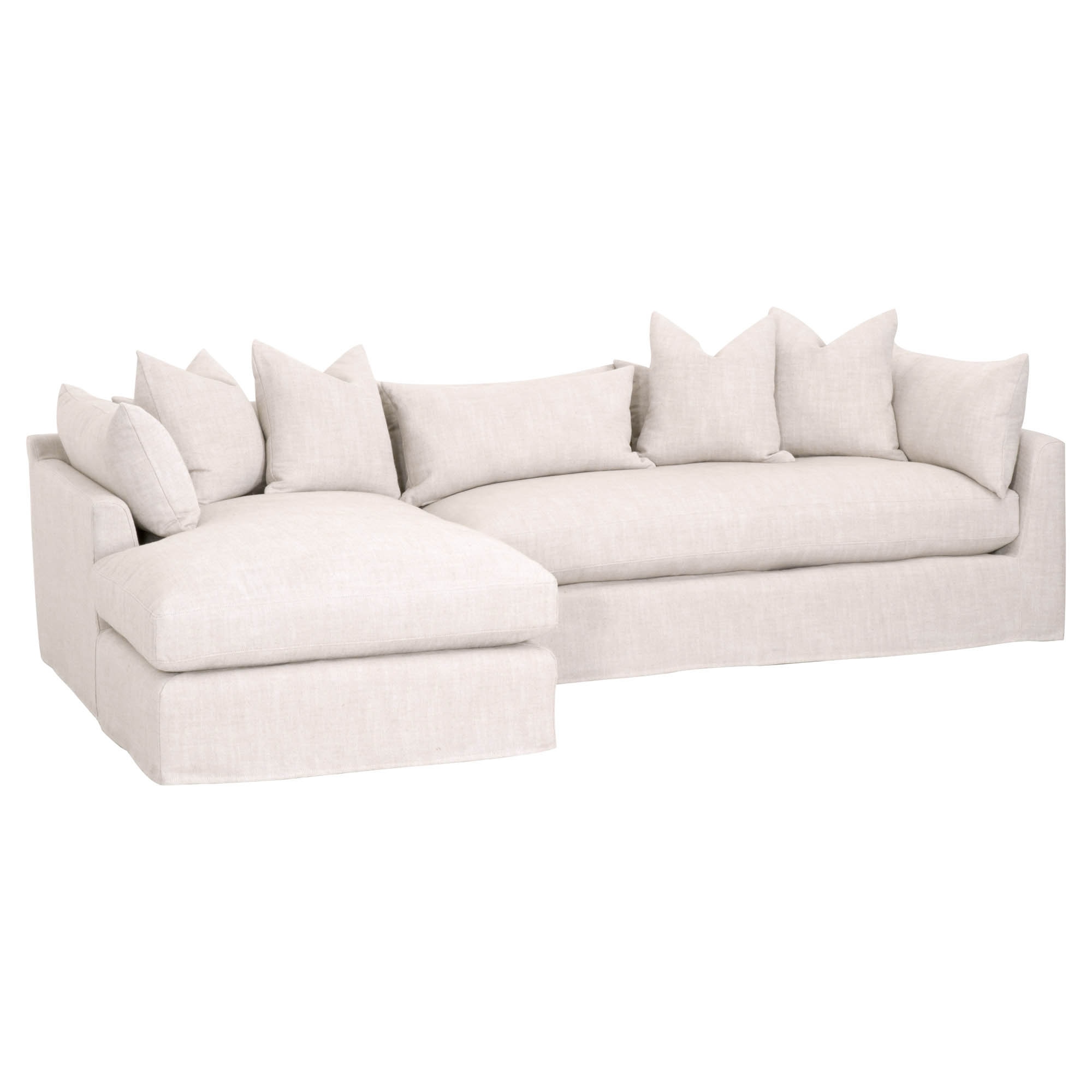 Haven 110' Lounge Slipcover LF Sectional Haven 110' Lounge Slipcover LF Sectional large image