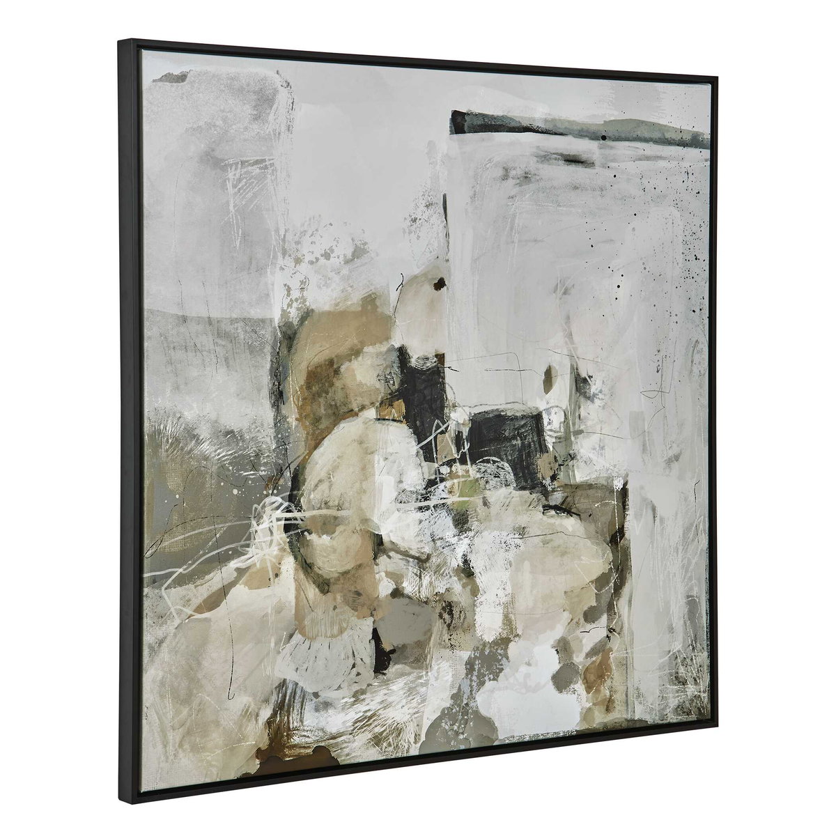 Solace I Abstract Art On Canvas, by Uttermost, 49.5" width x 49.5" height x 2" depth View 5