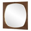 Garonne Square Walnut Mirror thumbnail 4