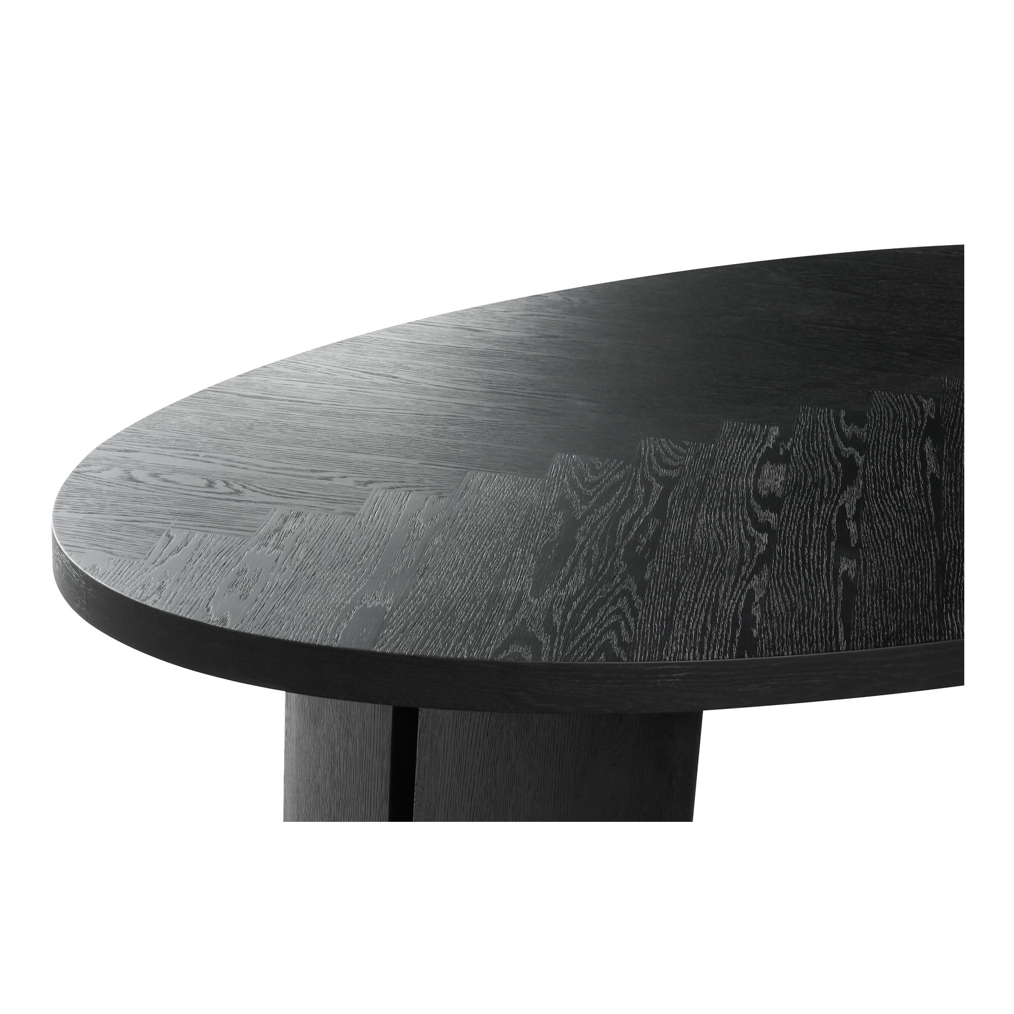 William Dining Table Black, by Moe's Home, 85.75" width x 30" height x 43.25" depth View 5