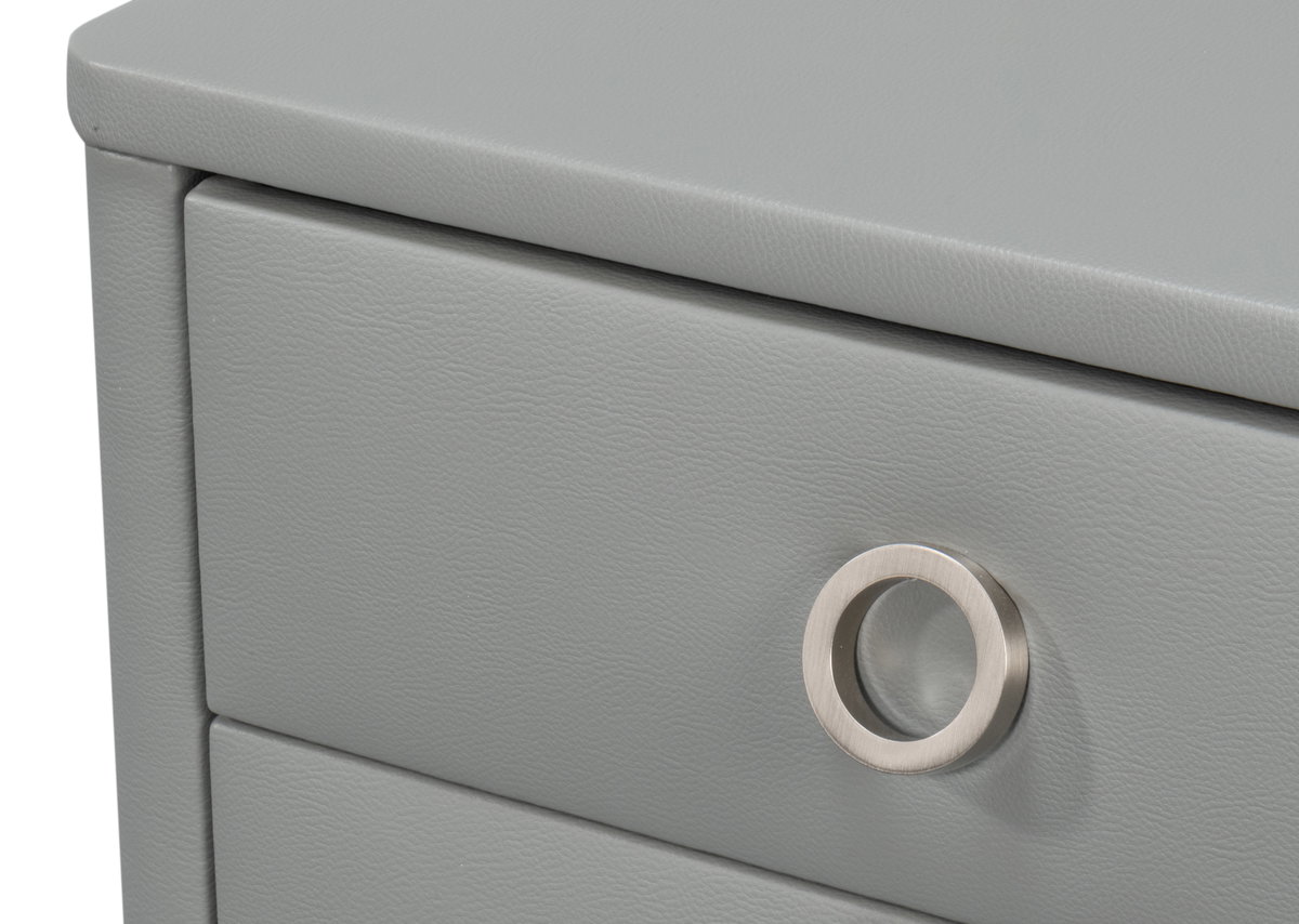 Avvolto Three Drawer Night Stand, Nightstand by Sarreid, 23" length x 18" width x 26" height View 8