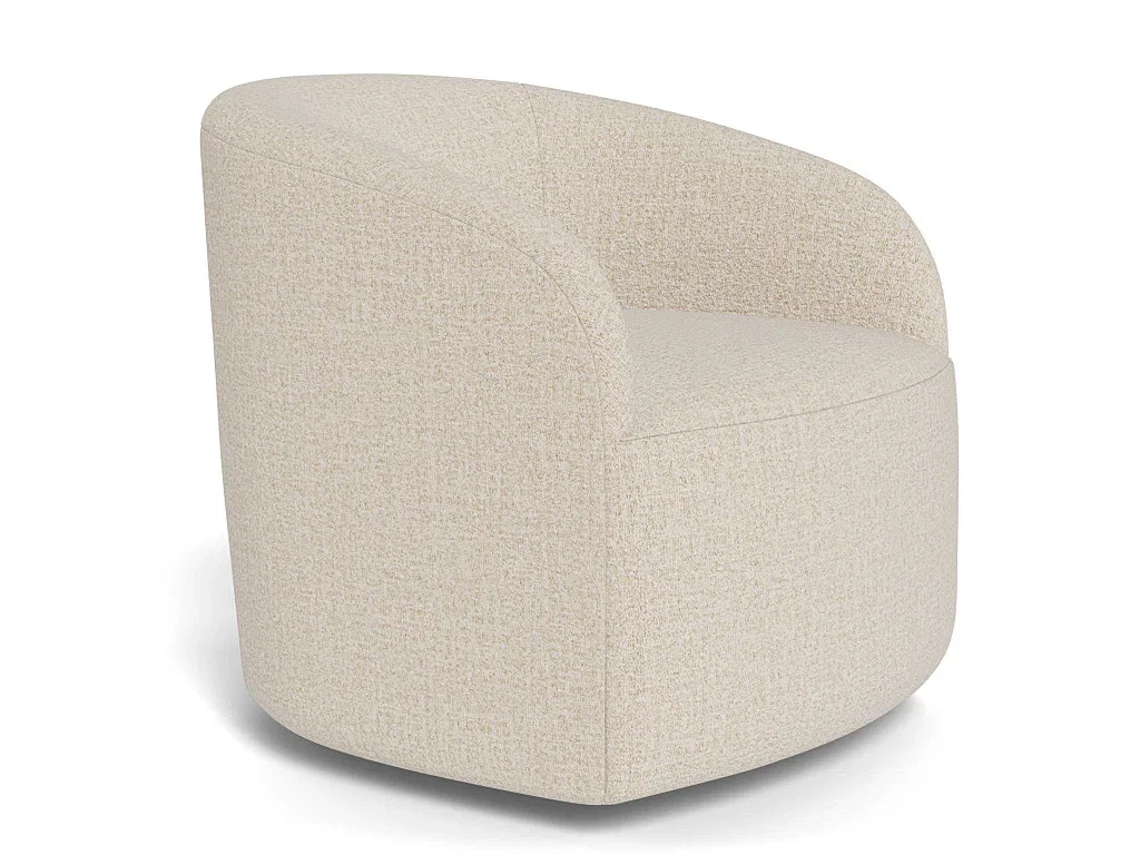 Exhale Swivel Barrel Chair, by Universal Furniture, 31" width x 30" height x 32" depth View 2