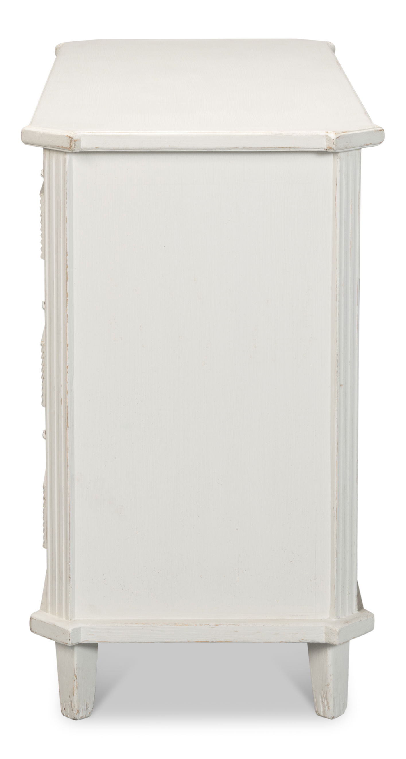 Altus Commode, Antique White, Cabinets & Chest by Sarreid, 46" length x 20" width x 34" height View 4