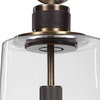 Rosston 1 Light Mini Pendant, by Uttermost, 10" width x 1'10" height x 10" diameter x 10" depth thumbnail 3