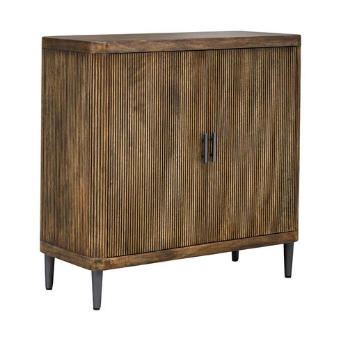 Pinstripe Tambour 2 Door Cabinet