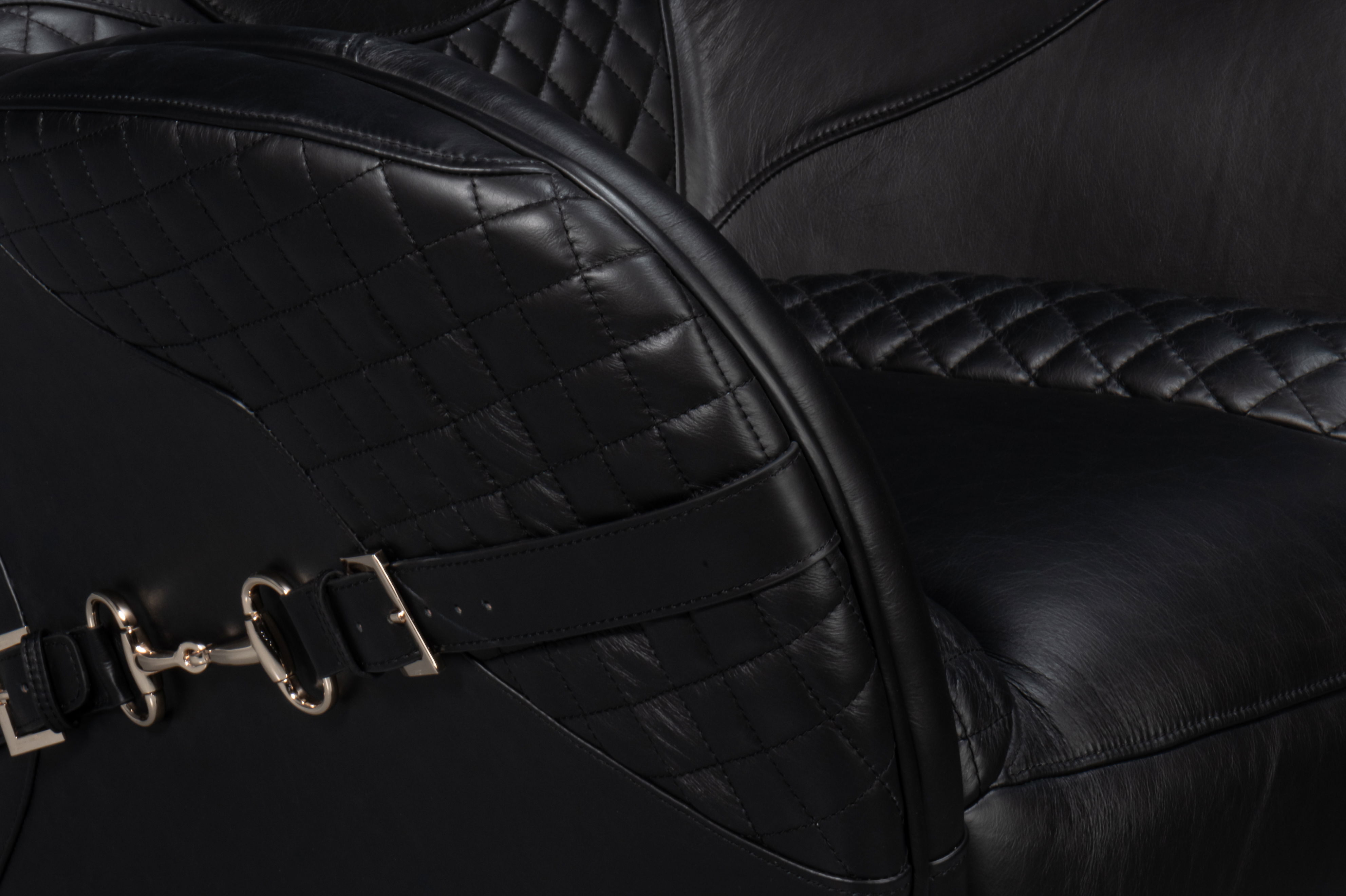 Hera Arm Chair, Onyx Black large image 