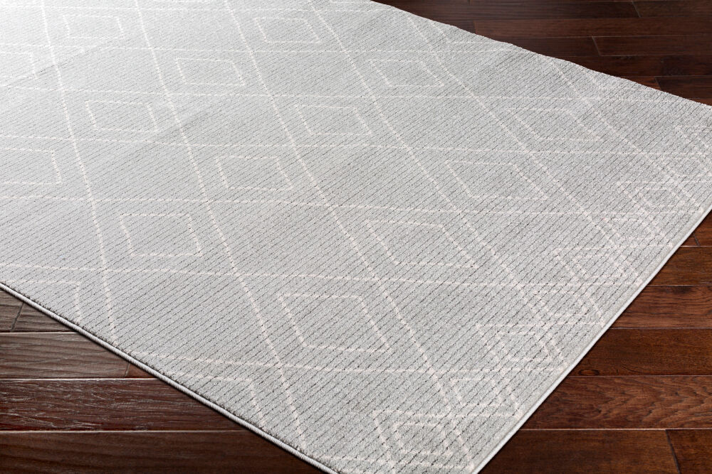 Bahar Machine Woven Rug, by Surya, 1'3.75" length x 1'3.75" width