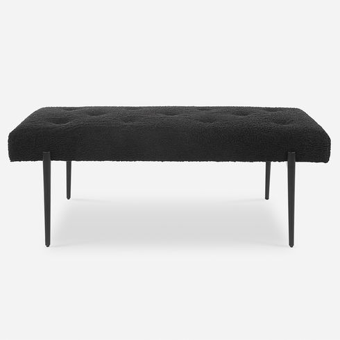 Olivier Modern Black Bench