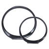 Orbits Black Ring Sculptures Set/2, Figurines & Statue by Uttermost, 14.25" width x 14" height x 2" depth thumbnail 1