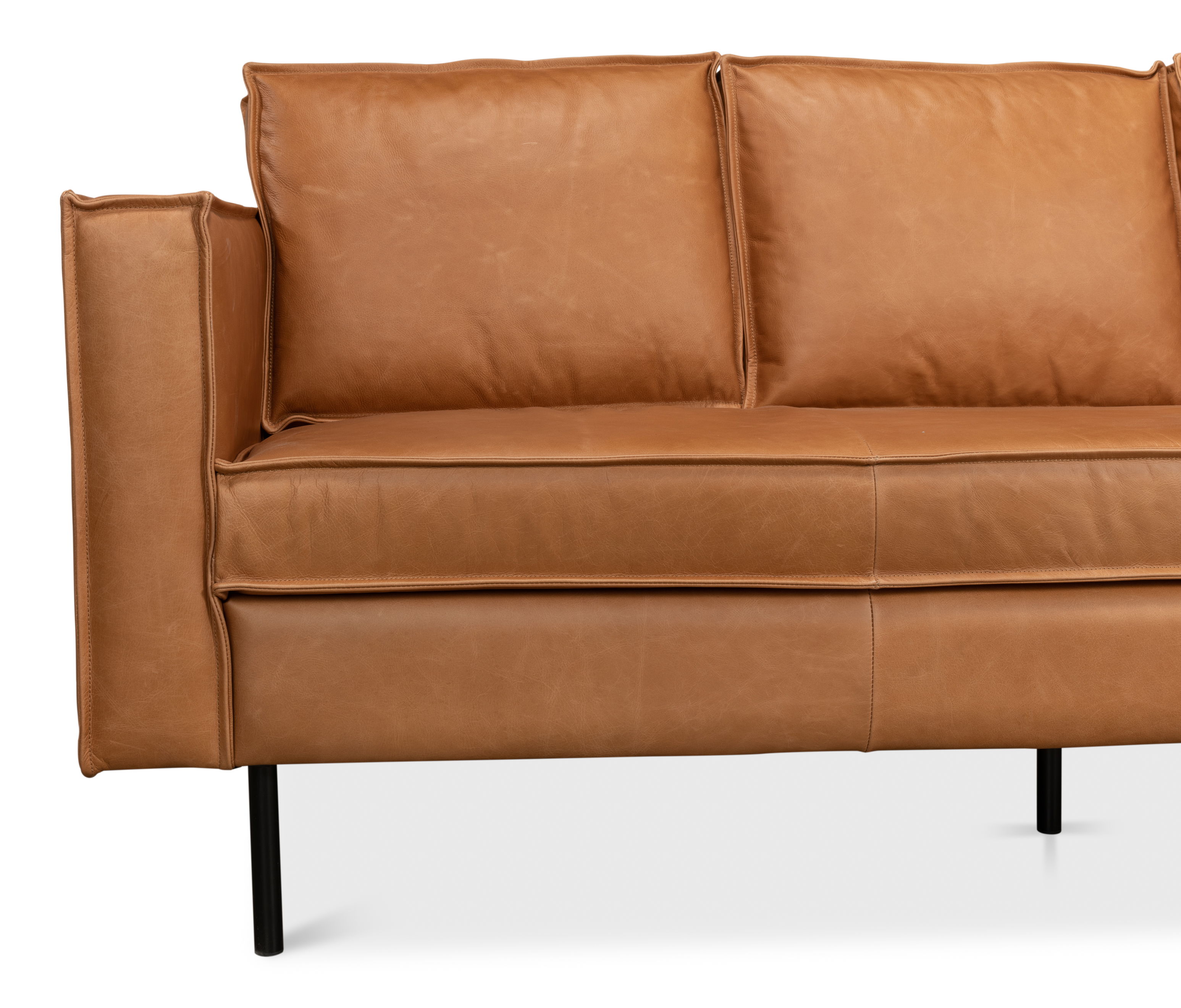 Esprit Leather Sofa large image 