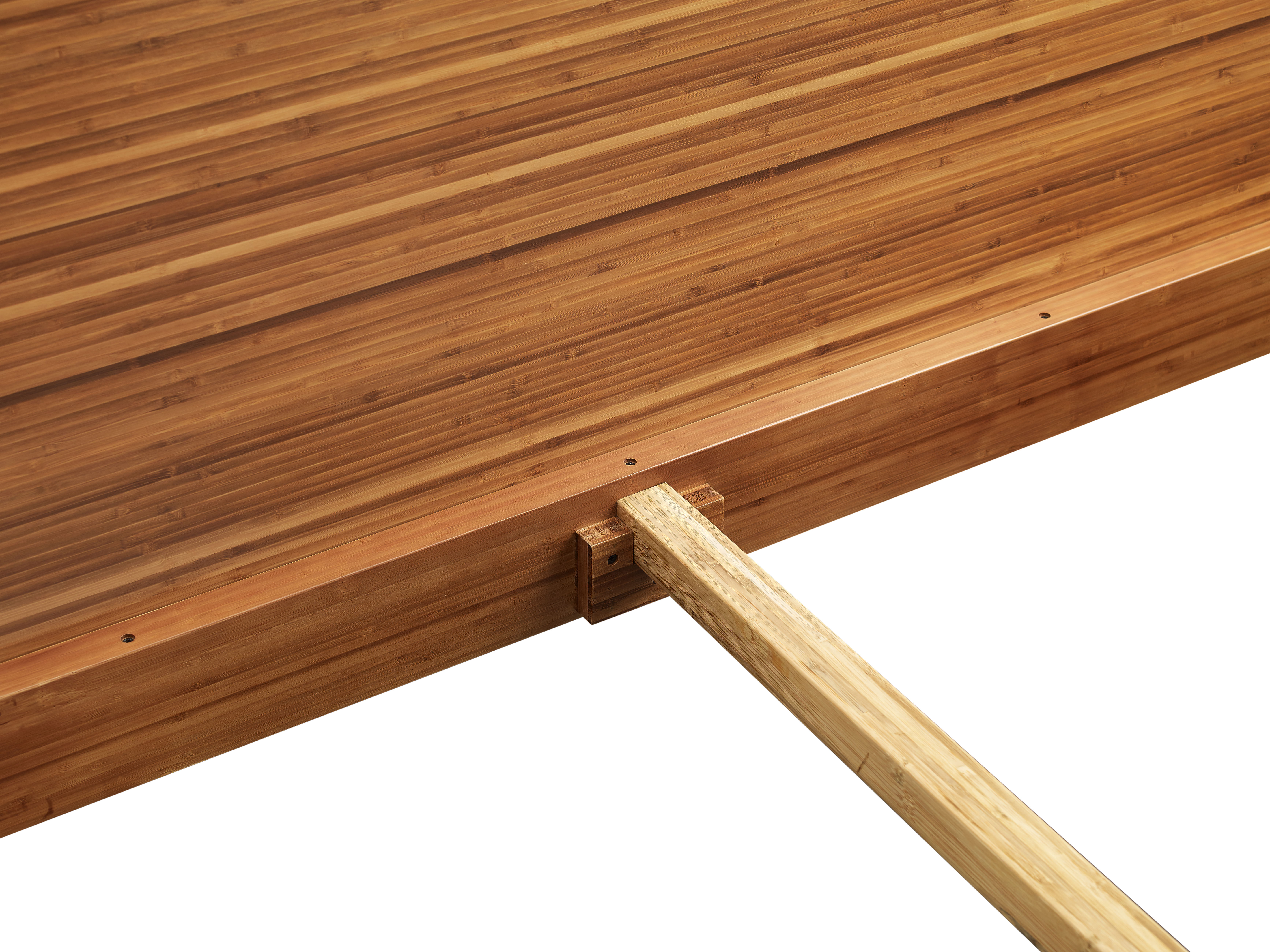 Monterey Queen Platform Bed, Amber, by Greenington, 88.5" length x 63.75" width x 40" height View 3