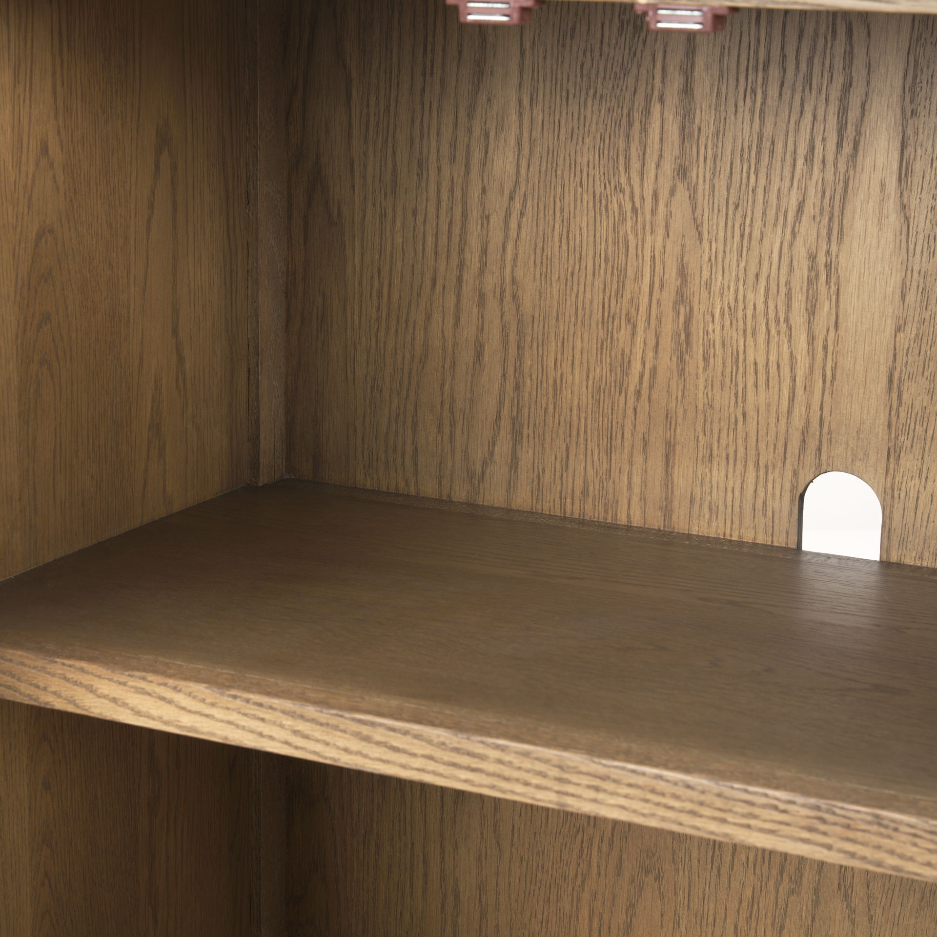 Sina Brown Oak Wood with Natural Rattan 4 Door Sideboard, Sideboards & Buffet by Mercana, 64.17" length x 17.72" width x 33.46" height View 13