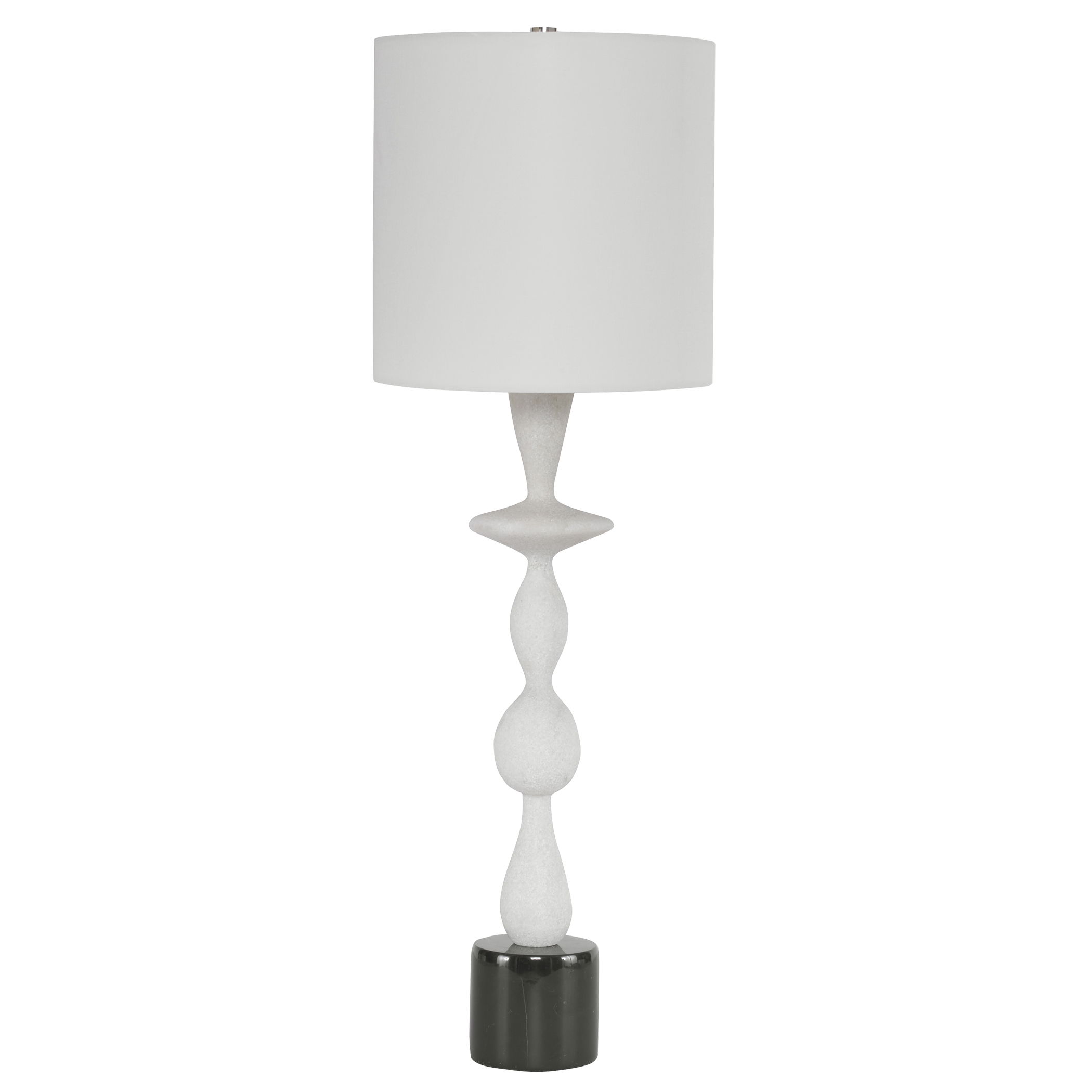 Inverse White Marble Table Lamp large image 