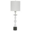 Inverse White Marble Table Lamp thumbnail 3