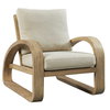 Barbora Wooden Accent Chair, by Uttermost, 30.5" width x 32" height x 37.5" depth thumbnail 4