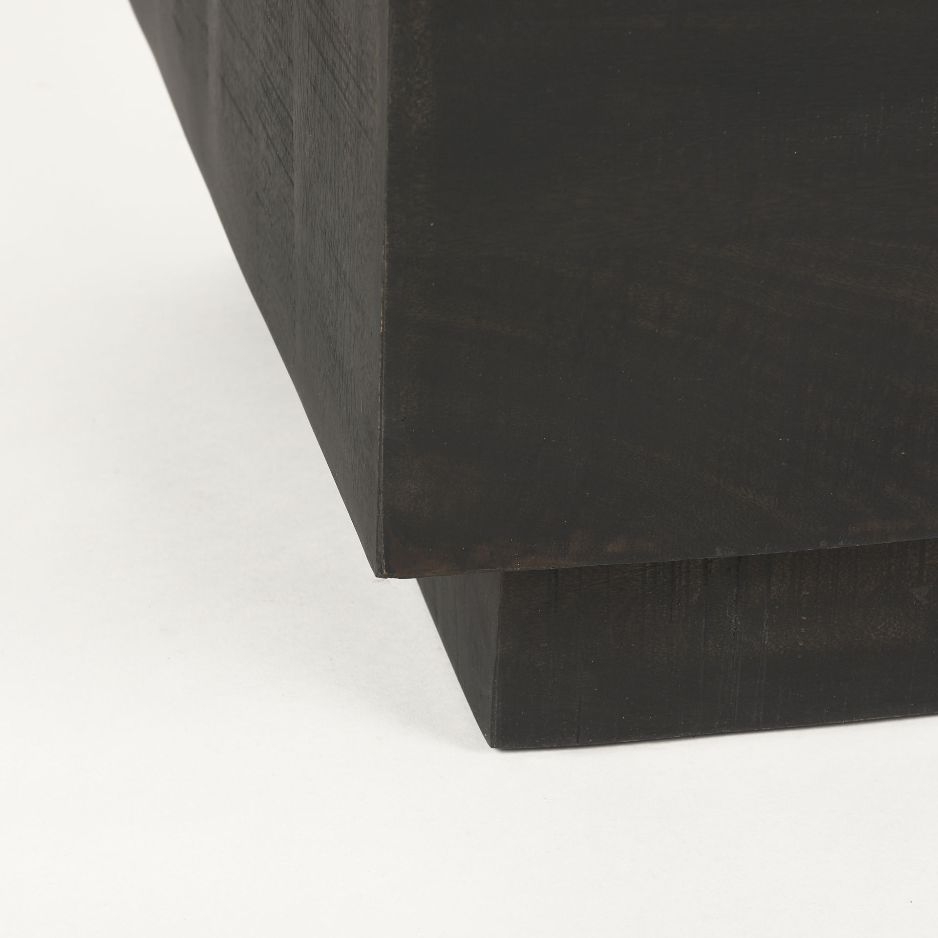 Hayden Dark Brown Wood End/Side Table, Side & End Table by Mercana, 22" length x 22" width x 24" height View 9