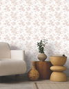 Anemone Toile Blush Wallpaper, by York Wall, 33' length x 1'8.5" width x 0.02" depth thumbnail 2
