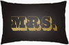 Mr & Mrs Lumbar Pillow, Decorative Pillow by Surya, 14" length x 22" width thumbnail