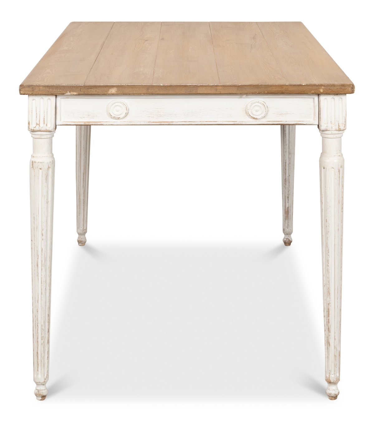 Lady's Dining Table, by Sarreid, 2'8" length x 5'3" width x 2'7" height View 3