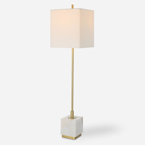 Escort Brass Buffet Lamp