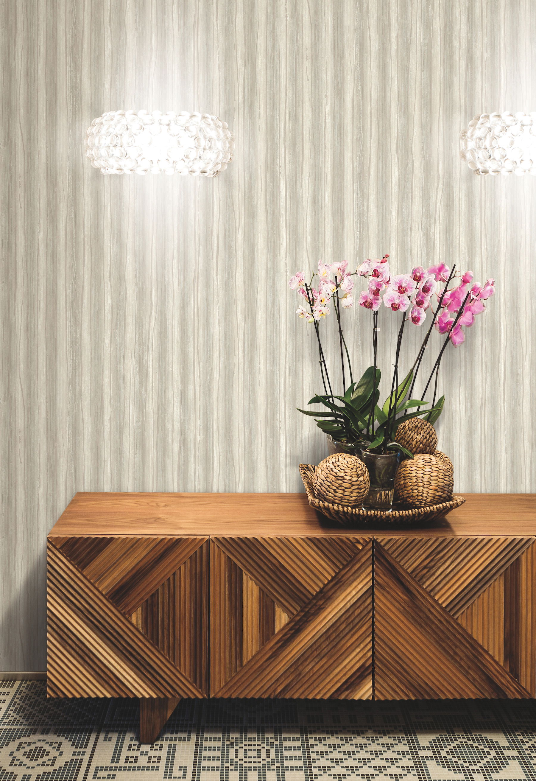 Temperate Veil Mushroom Wallpaper, by York Wall, 27' length x 2'3" width x 0.02" depth View 2