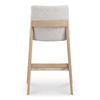 Deco Oak Counter Stool Light Grey thumbnail 3