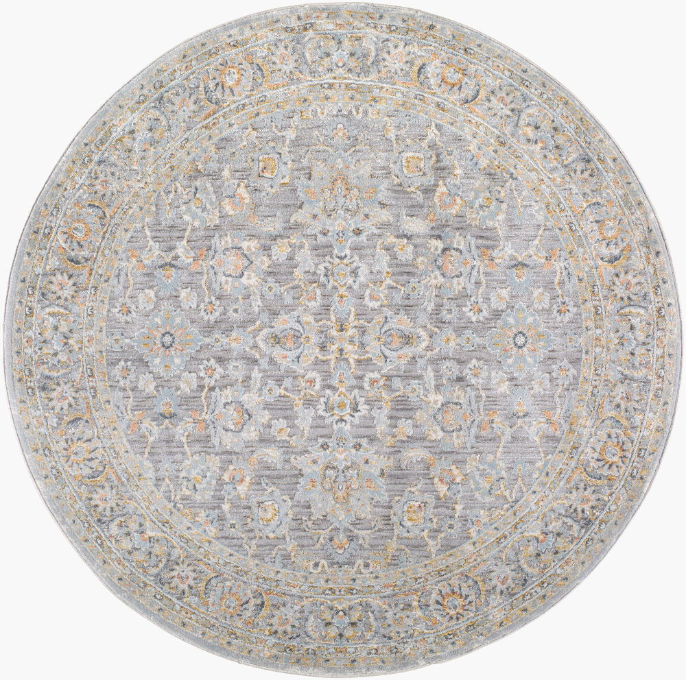 Hassler Machine Woven Rug, by Surya, 5'2.99" length x 5'2.99" width