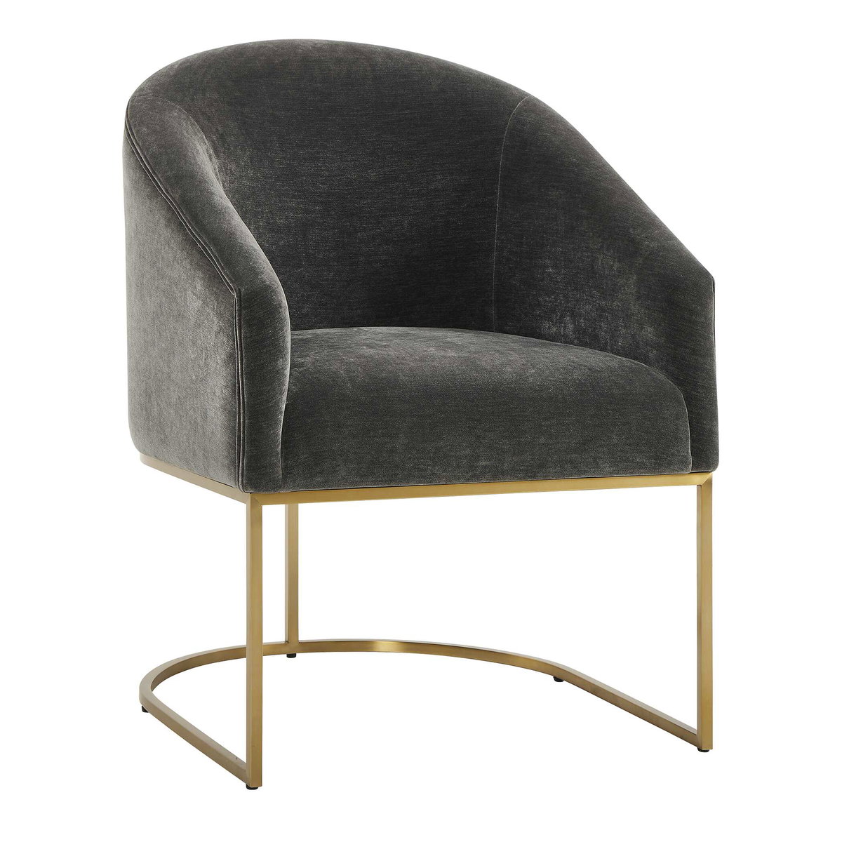 Hanni Charcoal Dining Chair, by Uttermost, 25" width x 32" height x 27" depth View 5