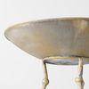 Chadwick II 13L x 13W Gold Metal Webbed Feet Bowl thumbnail 9