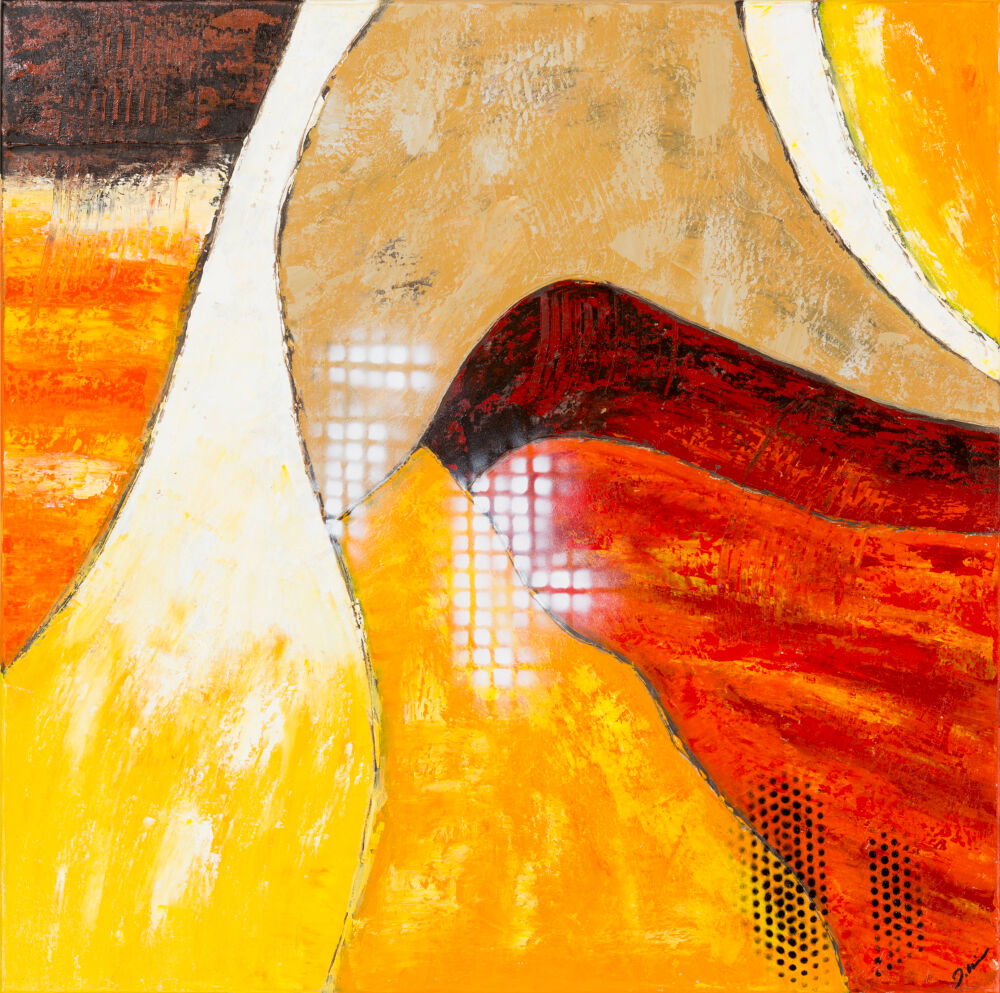 Surya Wall Decor, Painting, 32" width x 32" height