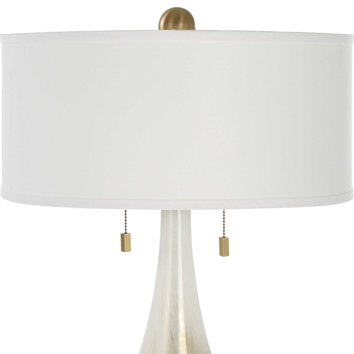 Cardoni Bronze Glass Table Lamp, by Uttermost, 18" width x 32.25" height x 18" depth View 7