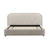 Agi Bed King Beige, by Dovetail, 88" width x 43" height x 89" depth thumbnail 2