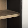 Sloan 85.5H Black Wood with Black Metal Frame Arch Cabinet thumbnail 9