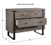 Gabriel Oak Accent Chest, Furniture by Uttermost, 42" width x 32" height x 18" depth thumbnail 3