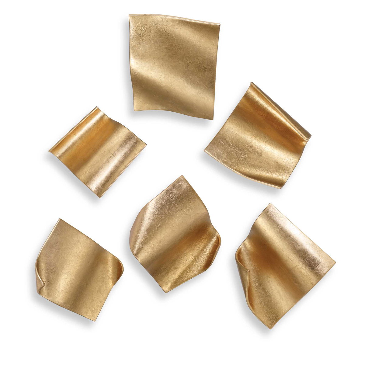 Fluttering Pages Wall Decor Set/6, Sculptural Wall Art by Uttermost, 14.17" width x 10.25" height x 4.33" depth View 1