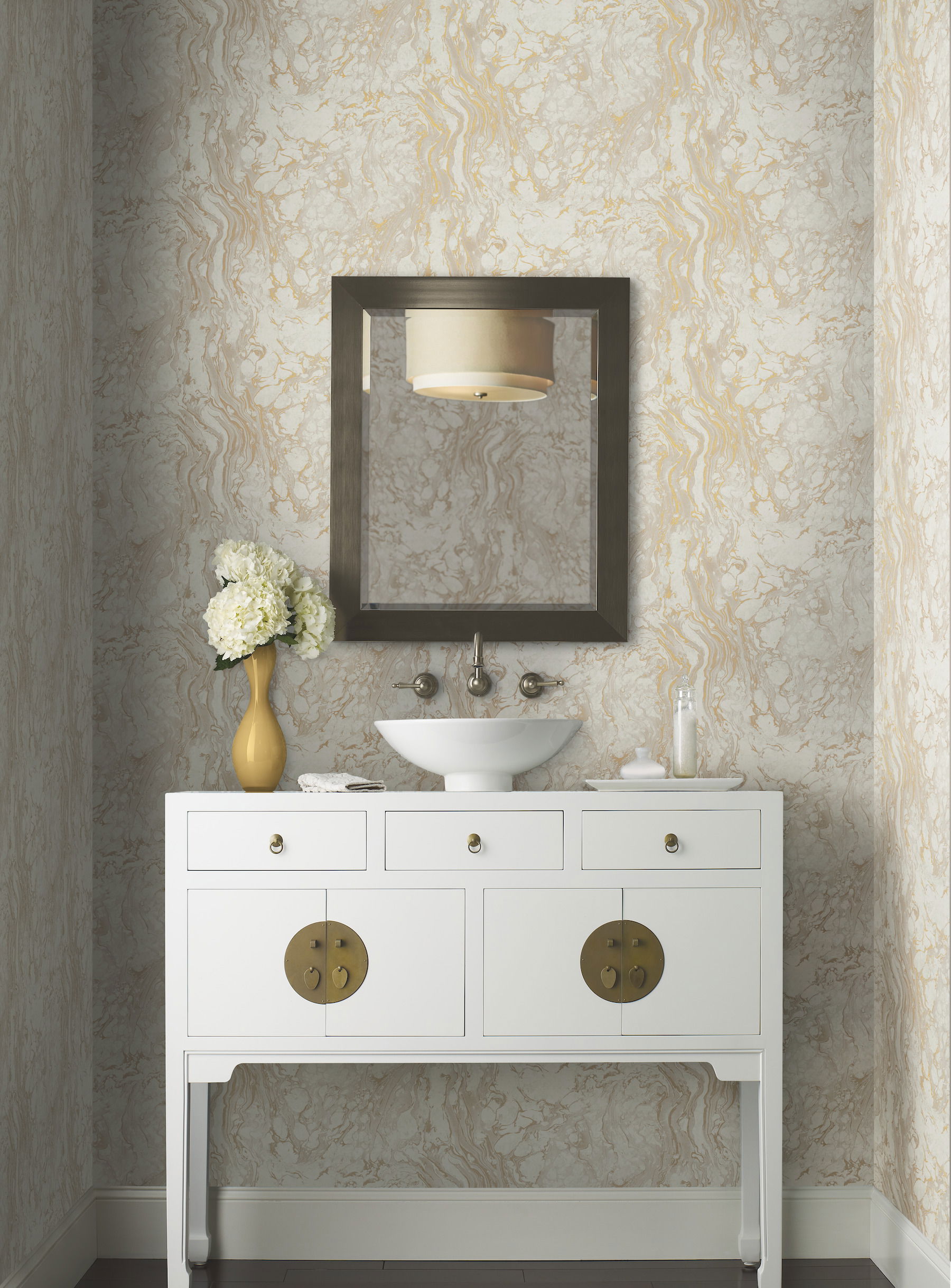 Polished Marble Taupe Wallpaper Polished Marble Taupe Wallpaper large image