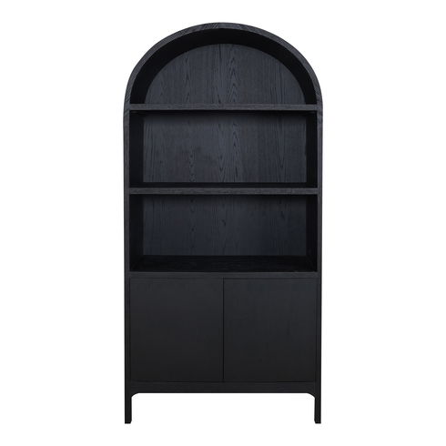 Wilde Display Cabinet Black Oak