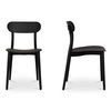 Kent Outdoor Dining Chair Black - Set Of Two, by Moe's Home, 16.75" width x 31" height x 20.5" depth thumbnail 3