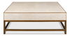 Gideon Shagreen Sq.Coffee Table, White thumbnail 15