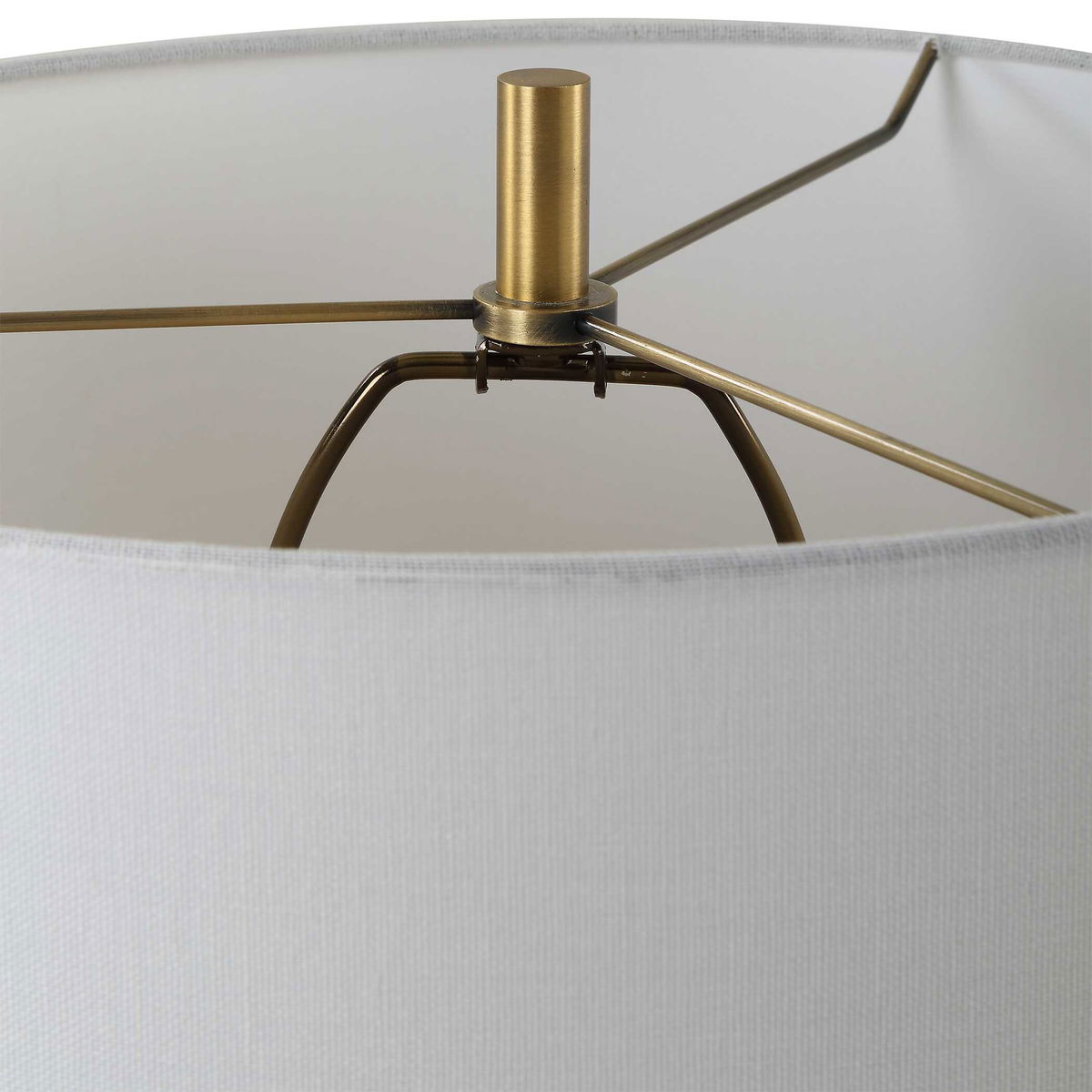 Unify Alabaster Table Lamp, by Uttermost, 14" width x 32.25" height x 14" depth View 7