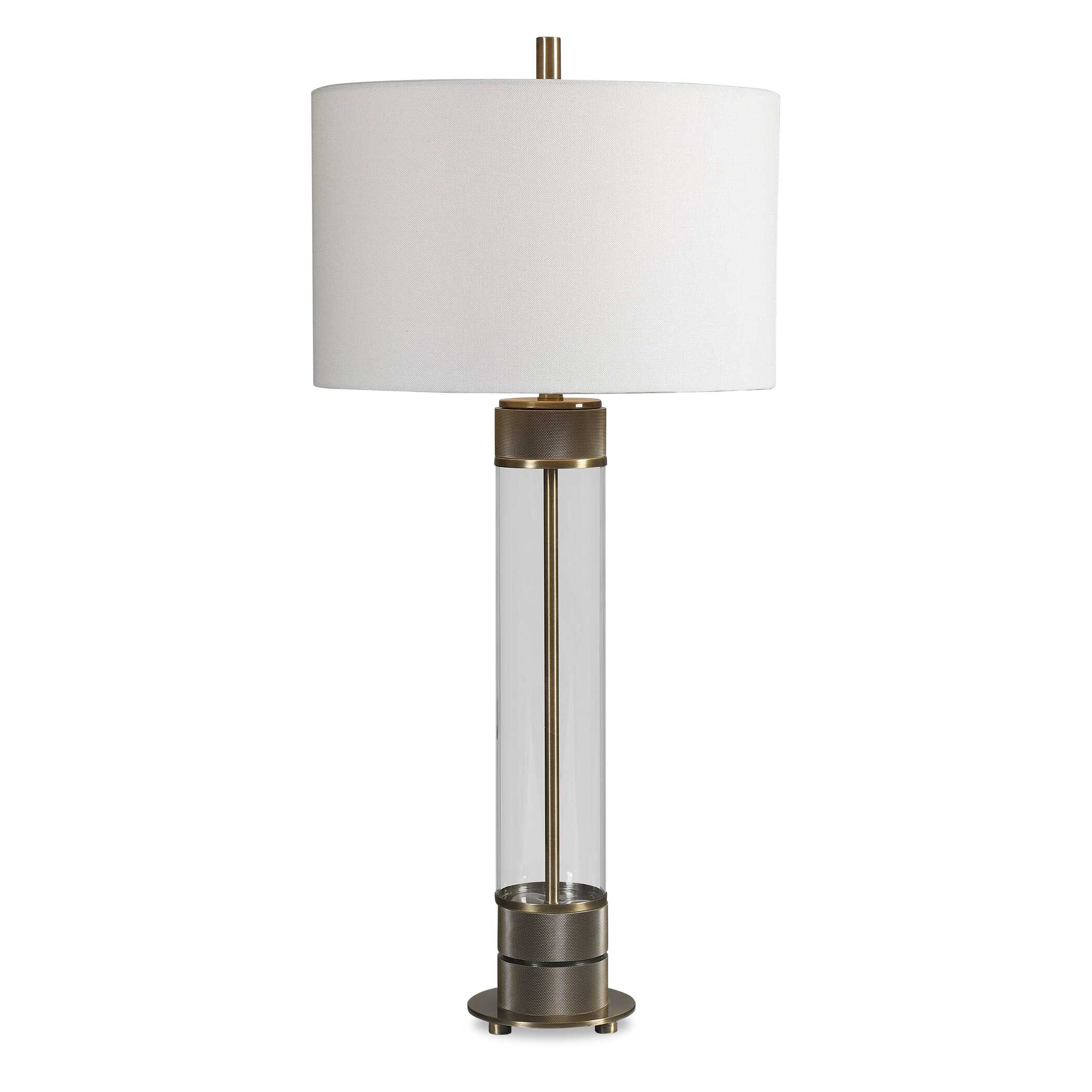 Anmer Industrial Table Lamp, by Uttermost, 16" width x 35" height x 16" depth View 1