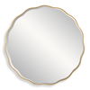 Aneta Large Gold Round Mirror thumbnail 0