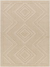 Rockport Machine Woven Rug, by Surya, 1'3.75" length x 1'3.75" width thumbnail