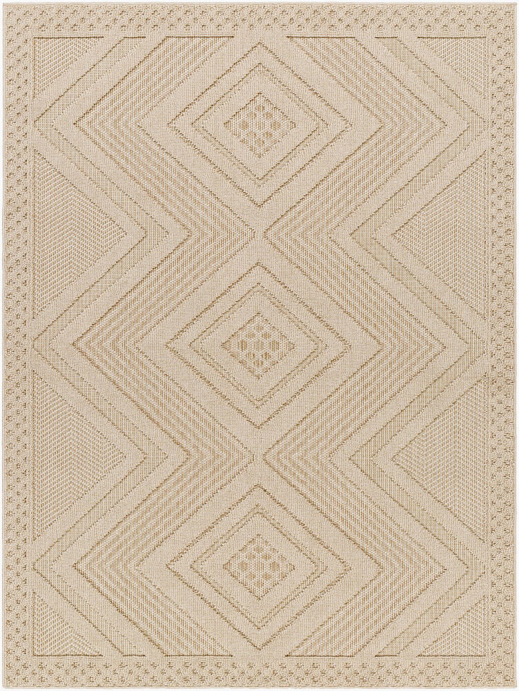 Rockport Machine Woven Rug, by Surya, 1'3.75" length x 1'3.75" width