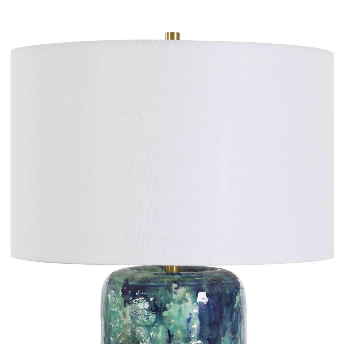 Out Of The Blue Table Lamp, by Uttermost, 16" width x 26" height x 16" depth View 5