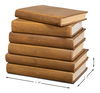 Shagreen Books  Set Of 12  Tawny Brown thumbnail 12