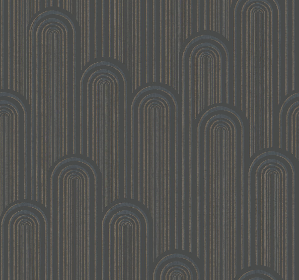 Speakeasy Black Metallic Wallpaper, by York Wall, 27' length x 2'3" width x 0.02" depth